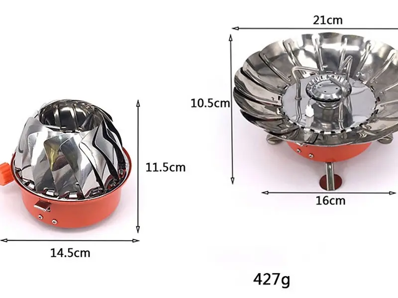 [KHÔNG KÈM BÌNH GA] Bếp ga du lịch mini [DÂY DẪN GAS XỊN ]Cắm Trại, dã ngoại gấp gọn đa năng tiện lợi - Không kèm bình ga 6