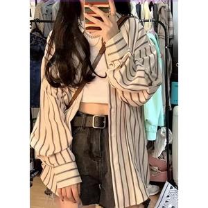 เสื้อกันแดด นักเต้น ฝรั่งเศส ย้อนยุค สำหรับผู้หญิง บาง ลำลอง เสื้อนอนยาว มาใหม่ Lady Women