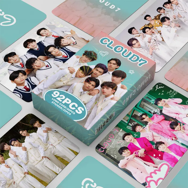 New Lomo Card Cloud 7 Photocard 92 Pcs/Box Card Cloud 7 Lomo Card Photocards Idol Collectibles