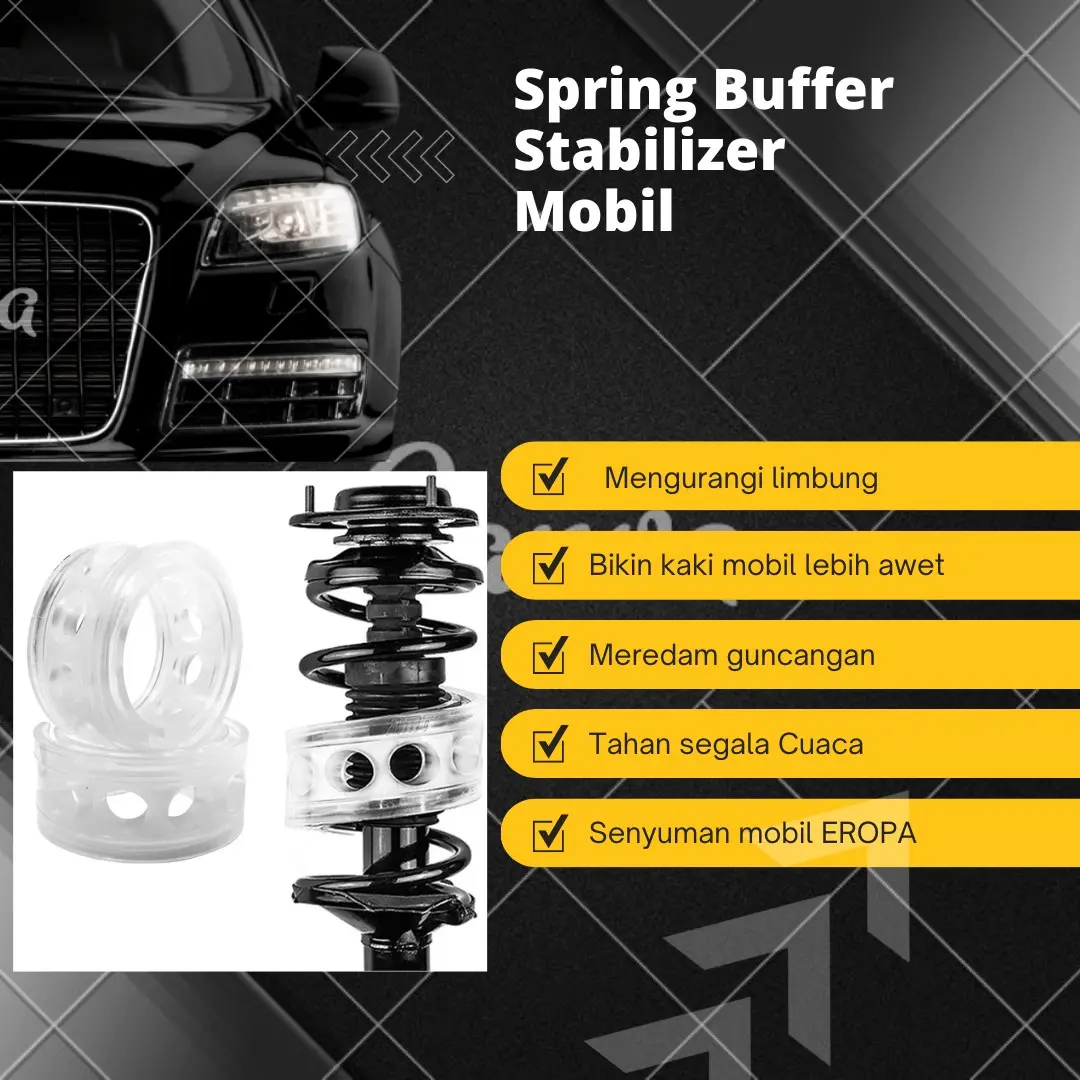 Spring Buffer Stabilizer Mobil Dumper Karet Peredam Type A B C D