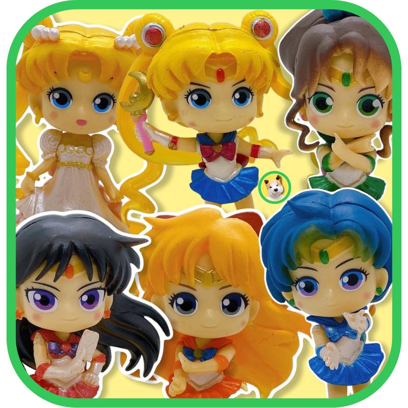 Mô Hình chibi Sailor Moon Thủy Thủ Mặt Trăng Usagi Sao Thủy Mercury Mars Venus dễ thương tiệm đồ chơi Beocaz