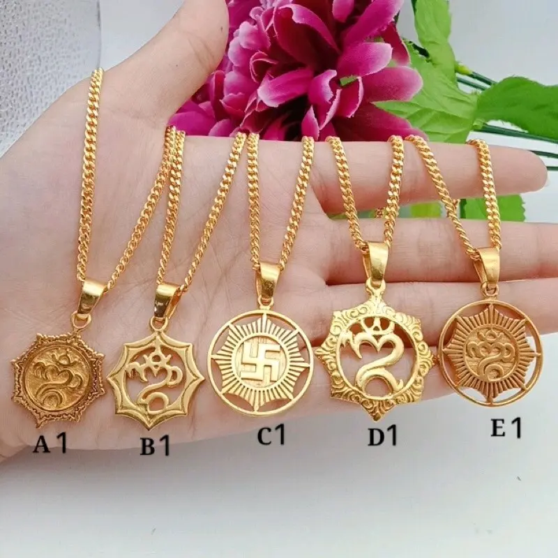 Kalung Omkara Titanium cewek asli ori