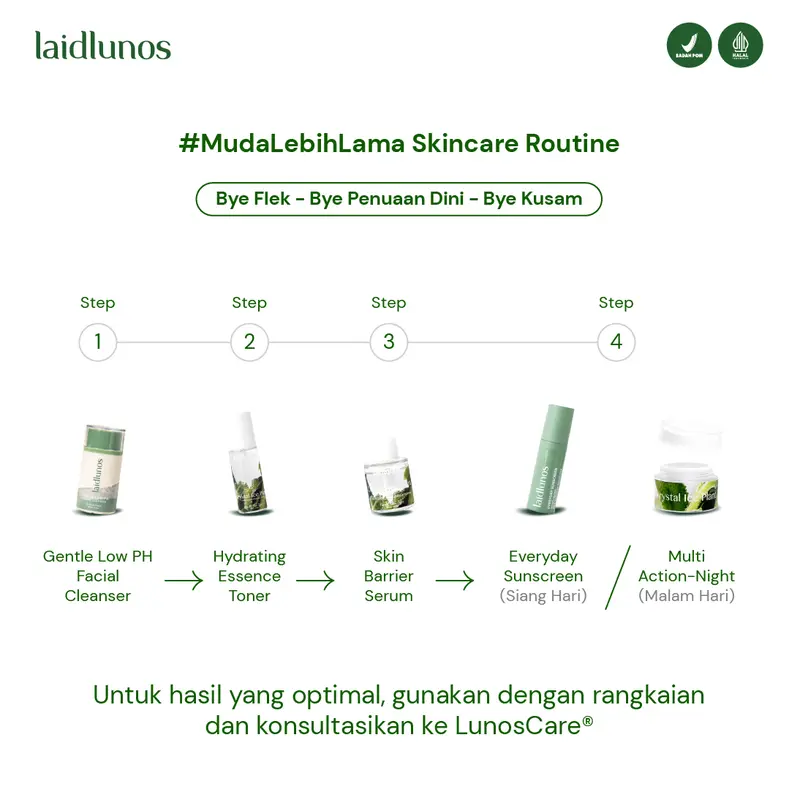LAIDLUNOS Triple-Defense Dark Spot Bundle - Paket Memudarkan Flek Melasma dan Bekas Jerawat Skincare SymWhite 377 (Darkspot, flek hitam, bekas jerawat) 4
