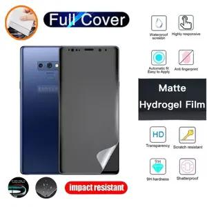 Anti Gores Hydrogel Matte Film Screen Protector Anti MInyak Untuk Samsung Galaxy Note FE Note 7 8 9