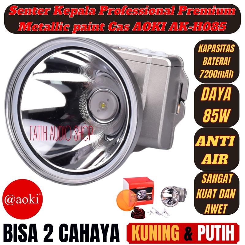 Senter Kepala LED Aoki AK-H085 85Watt | Professional Headlamp AOKI AK ...