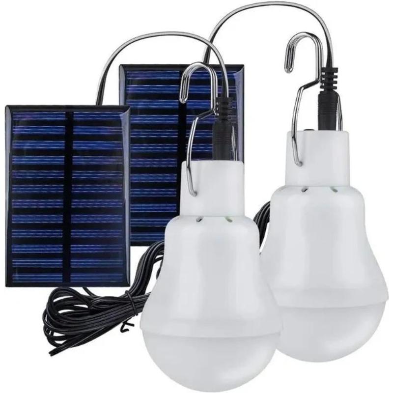 Đèn LED bóng đèn năng lượng mặt trời, không thấm nước, sử dụng ngoài trời, 5V, sạc USB, treo, đèn chạy bằng ánh sáng mặt trời khẩn cấp, Cầm Tay và mạnh mẽ, thích hợp cho sử dụng trong nhà 7