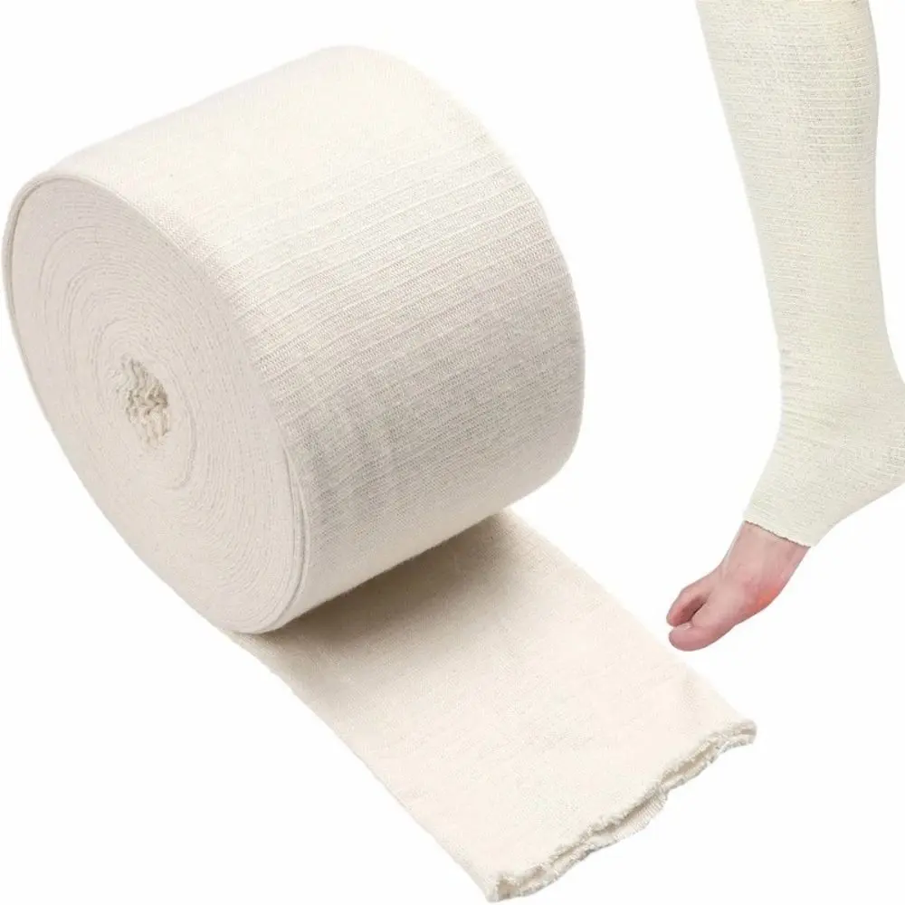 NEW Cotton Elastic Tubular Bandage Spandex Soft Compression Bandage Roll Skin-friendly Breathable Elastic Wrap Health Care