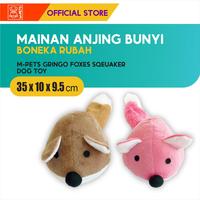 Gambar M-Pets Gringo Foxes Squeaker Dog Toy / Boneka Rubah Mainan Anjing dari M-Pets Volk Pets Indonesia Kota Tangerang 3 Tokopedia