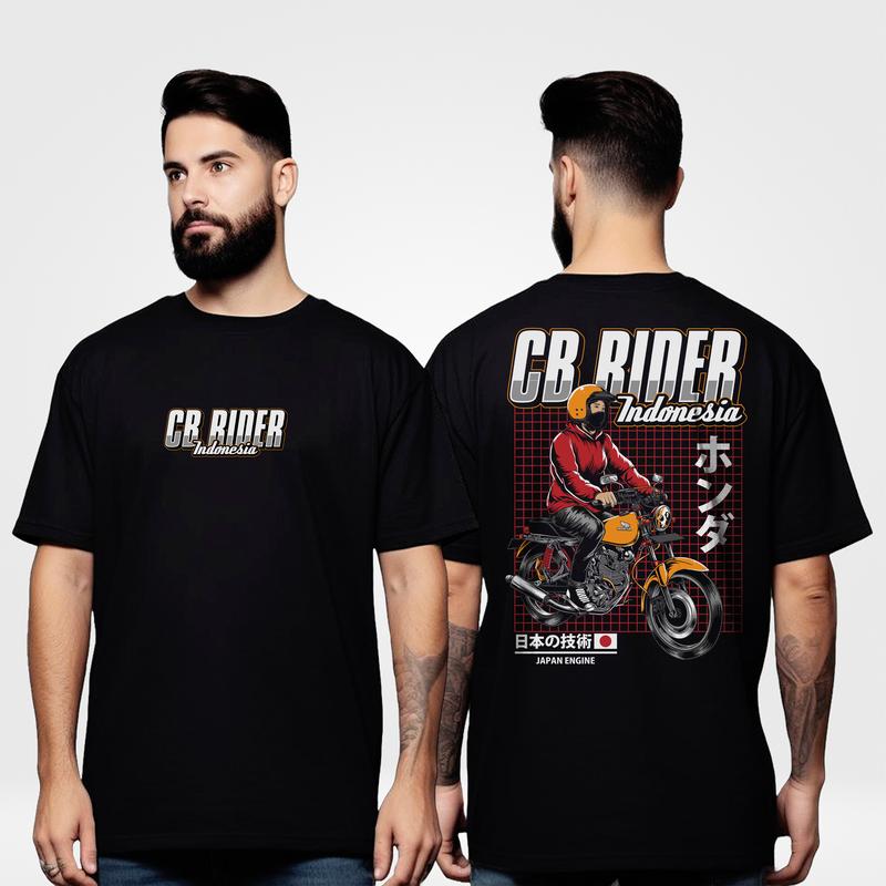 KAOS CB - KAOS SABLON MOTIF - MOTOR SERIES 6