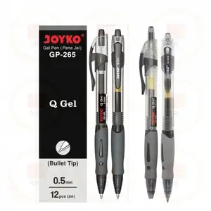 [12 Pcs/1 Pack] - Pulpen JOYKO Q-GEL GP-265 - Hitam