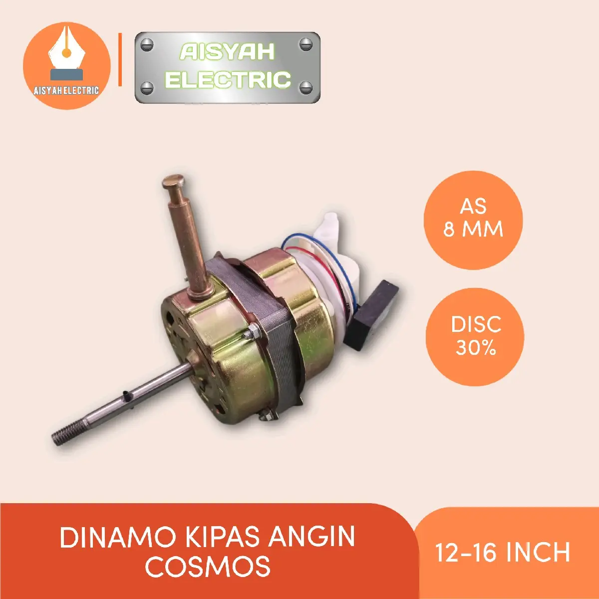 DINAMO KIPAS ANGIN MERK COSMOS 16 INCH Listrik