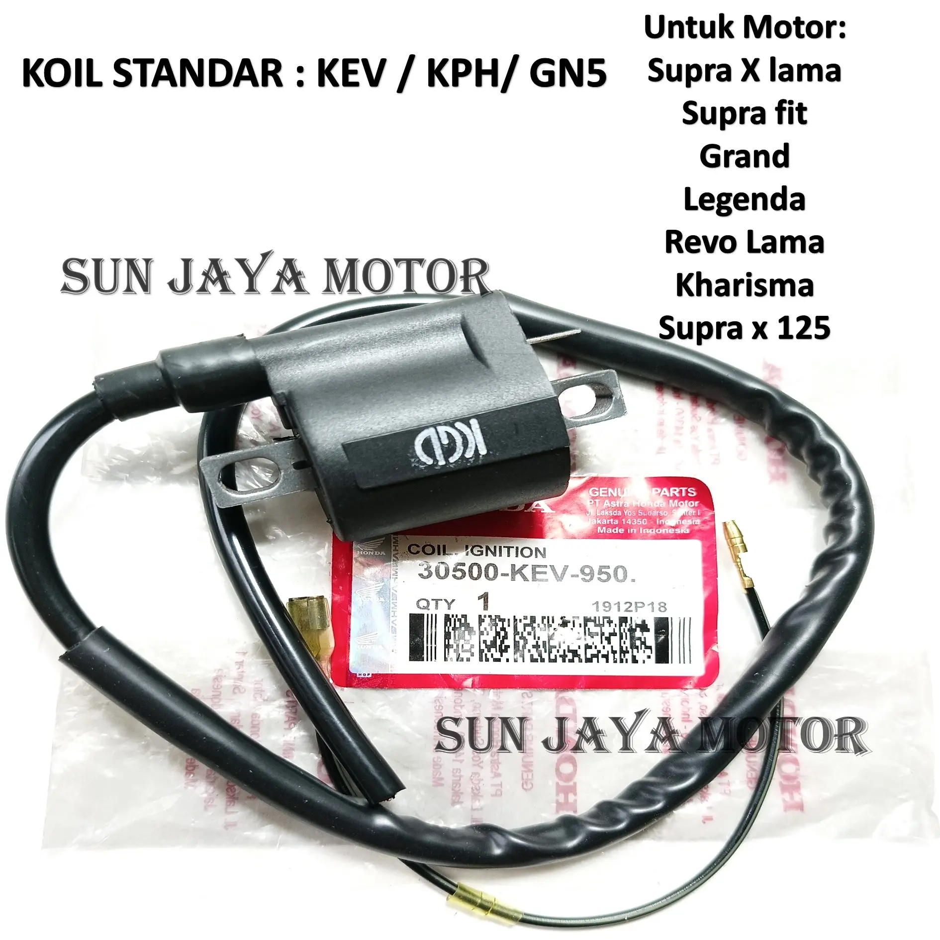Koil Coil Supra X lama - Gl pro - Smash - Revo - Tiger - CB 100 - Kharisma - Supra Fit New - Grand KEV