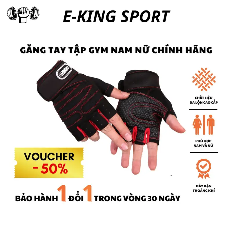 Găng Tay Tập GYM Bao Tay Thể Thao Phượt Tập Gym Nam, Nữ Thoáng khí Unisex Chống Trơn Chống Trơn Trượt Găng Tay Lái Xe Máy 0