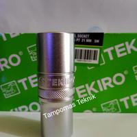 Gambar Mata Sok Panjang 21 mm DR.1/2" Tekiro Kunci Sok 21mm dari Tampomas Teknik Kab. Bekasi 3 Tokopedia