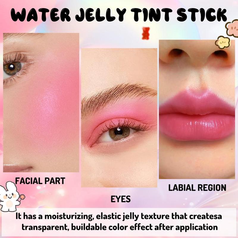 Product Introduction of Fruit Jelly Blush, Long Lasting Waterproof Blusher Stick, Cheeks Contour Blush  Cream, Natural Look Blush for Daily Makeup 8