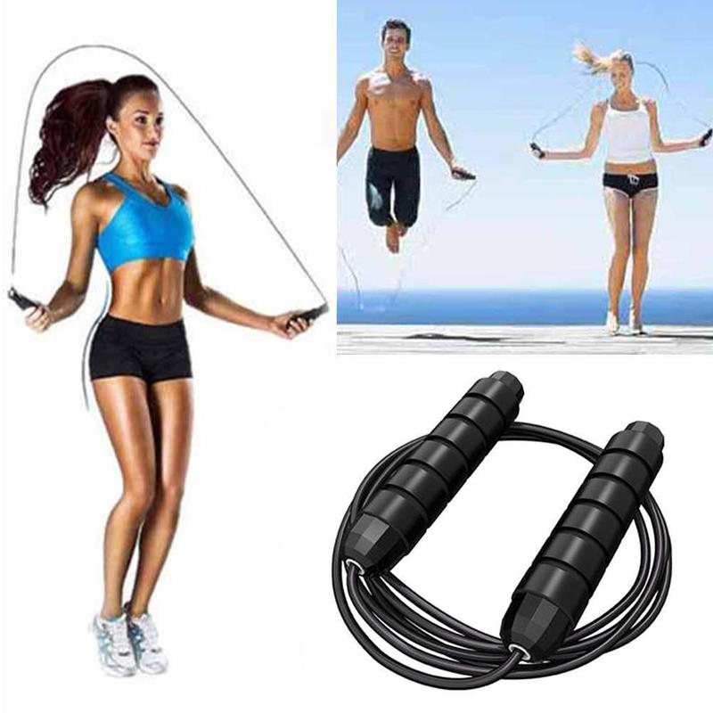 Product Introduction of Skipping Rope Fitness Physical Training Yoga Forged Skipping Bearing Wire Rope Rope Skipping P2V7 20