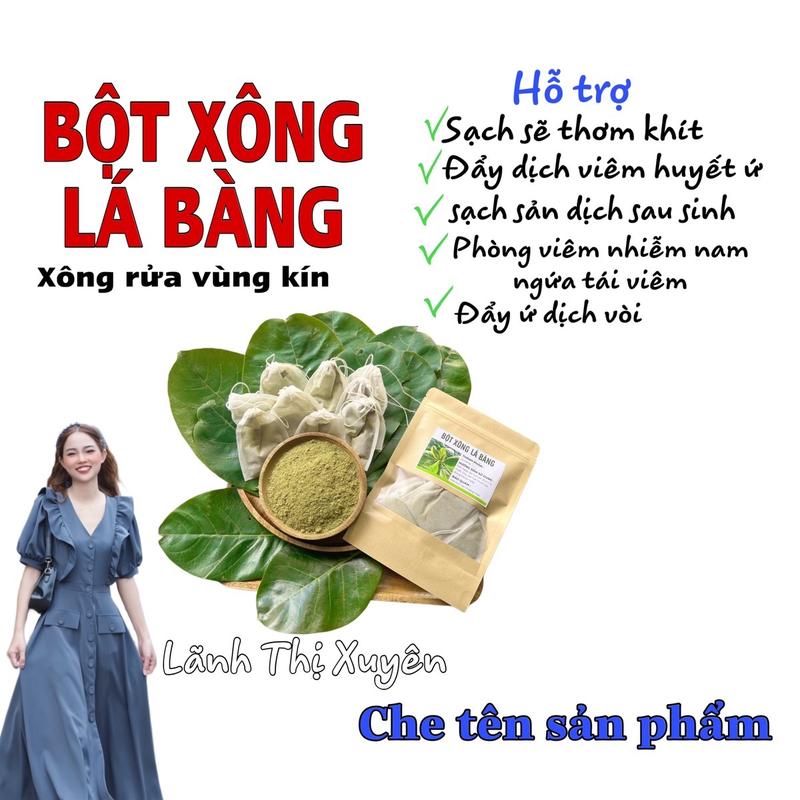 1 Túi trà túi lọc lá bàng xông rửa vùng kín ( túi 10 gói xông )  Hữu cơ Tea Nước Trà