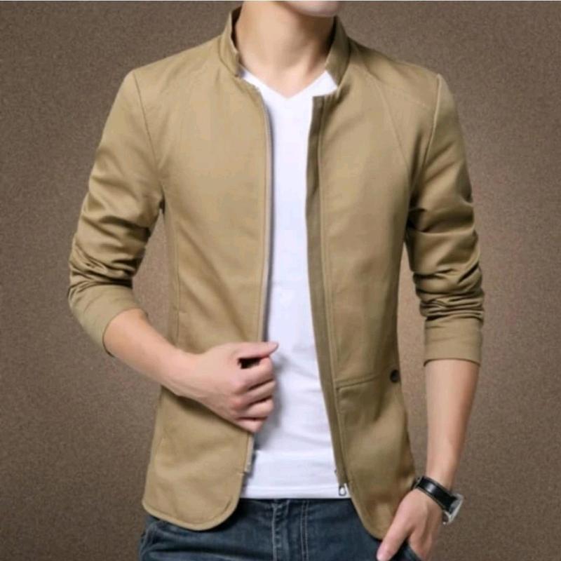 jaket blazer pria Semi Formal Katun Tebal Nyaman 1