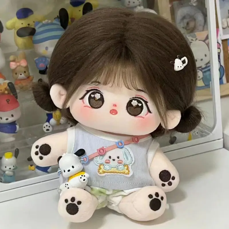 Búp Bê Bông, Nữ, Thật, 20cm, Quần Áo Búp Bê, Có Bộ Xương, Thích Hợp Làm Quà Sinh Nhật Cho Bạn Gái, Búp Bê Nhồi Bông Tự Làm Đồ Chơi Toy Phát Nhạc 5