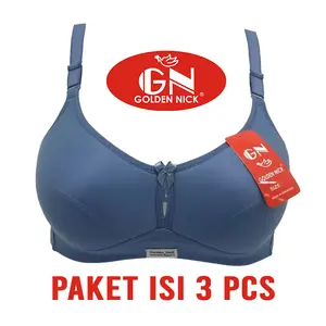 GOLDEN NICK Bra Paket 3 Pcs - BH Art K365, K372, K395 Warna Random