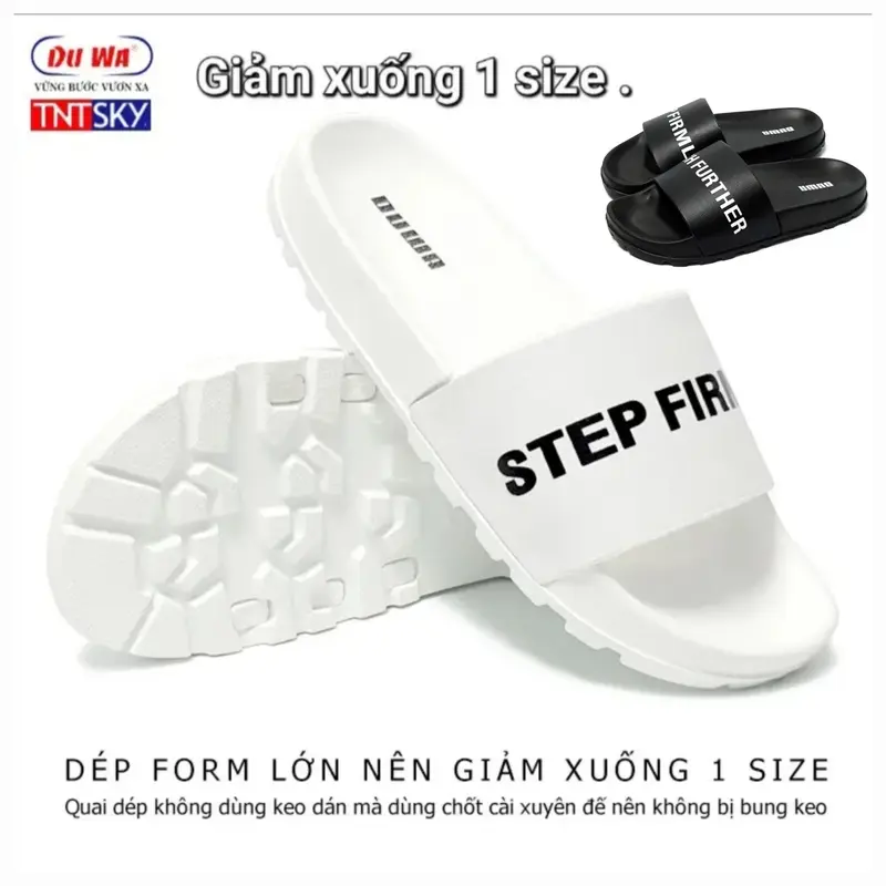 dép quai ngang chữ STEP FIRMLY ... 4