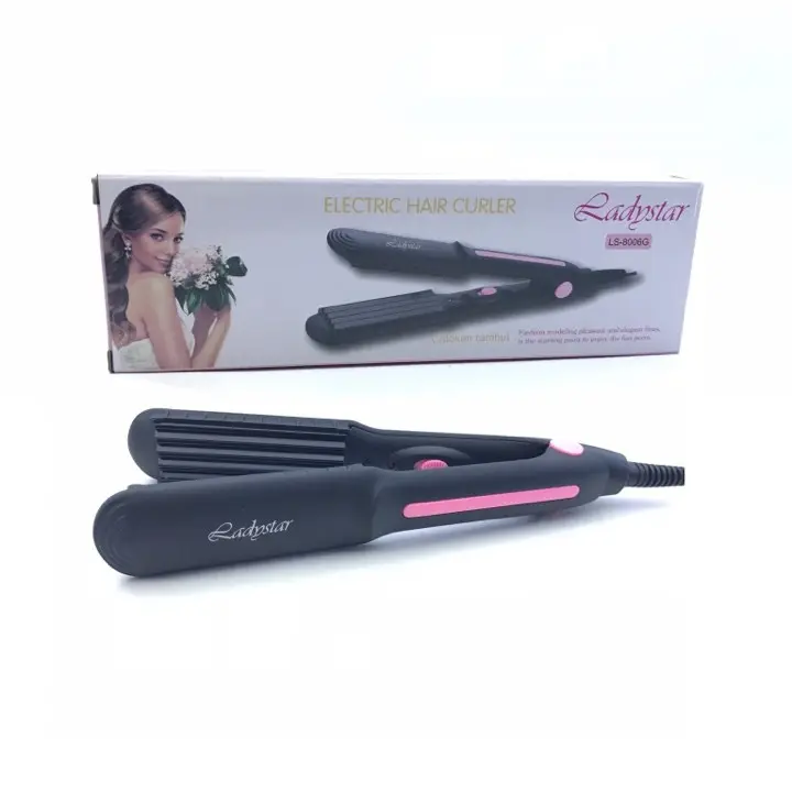 catokan baba zigzag gerigi catok akar crimper murah berkualitas bagus Ladystar LS8006G curly Sisir