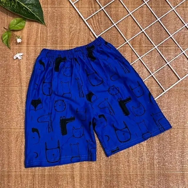 (10 pcs Harga grosir) celana anak pendek harian motif hewan Katun Santai Fashion 8