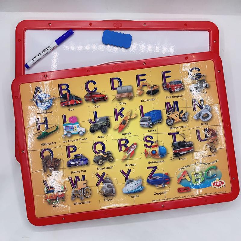 JHEE 2 IN 1 Whiteboard Drawing Board & Jigsaw Puzzle/ Learning - TikTok ...