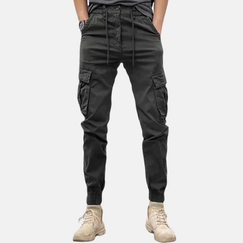Quần Jogger CARGO Túi Hộp BO CHÂN CÓ DÂY RÚT Chất Vải Kaki JCH01 Sport Nam