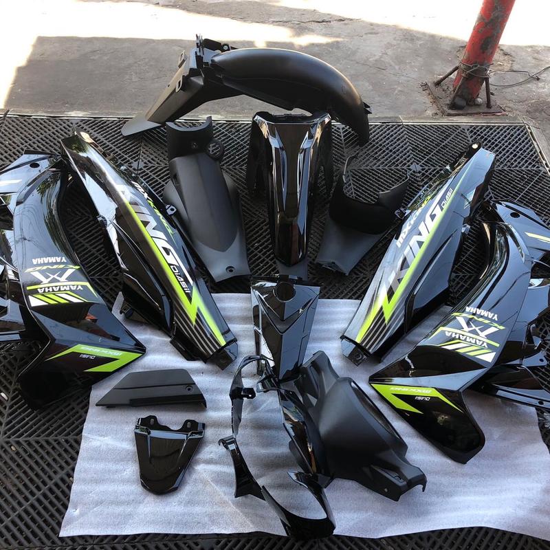 Dàn áo sirius đen ( ốp trước và sau hello, dè Si Fi ) hàng 1/1 đẹp chuẩn kèm tem