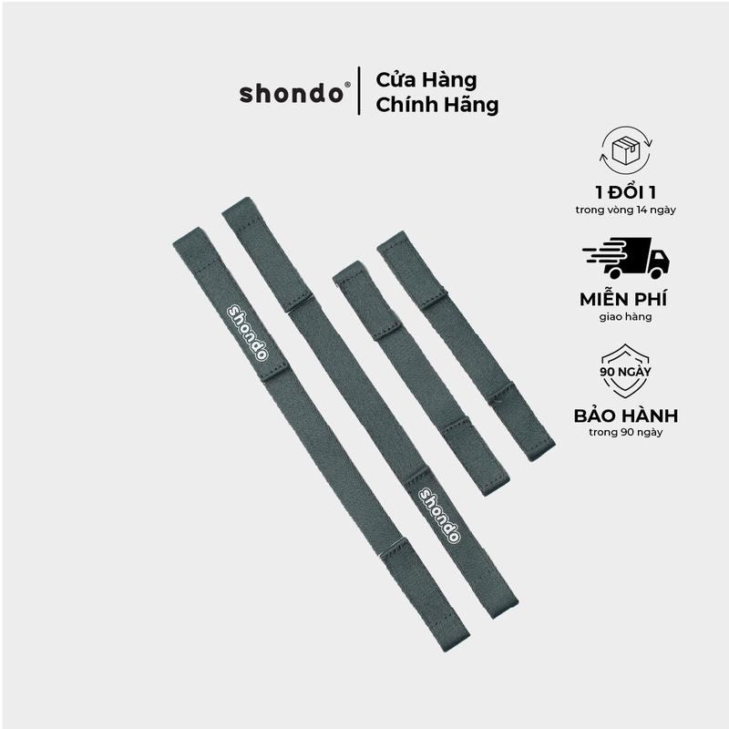 Quai Giày SHONDO F8 dây đai webbing dệt êm, thoáng khí, độ hút ẩm nhanh 8 màu