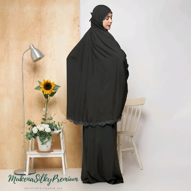 Mukena travel tube 2in1 free sajadah muslim dewasa Mukenah Nyaman Atasan Panjang 5