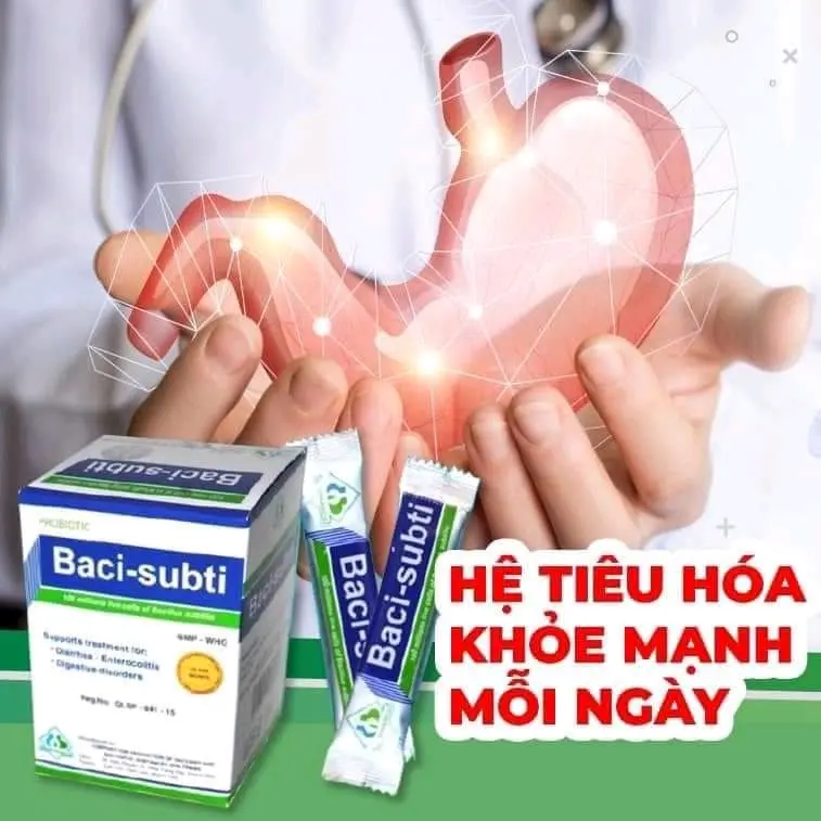 3 hộp men tiêu hóa baci subti: Rối loạn tiêu hóa như phân sống, tiêu chảy, khó tiêu, loạn khuẩn, đầy bụng... 1