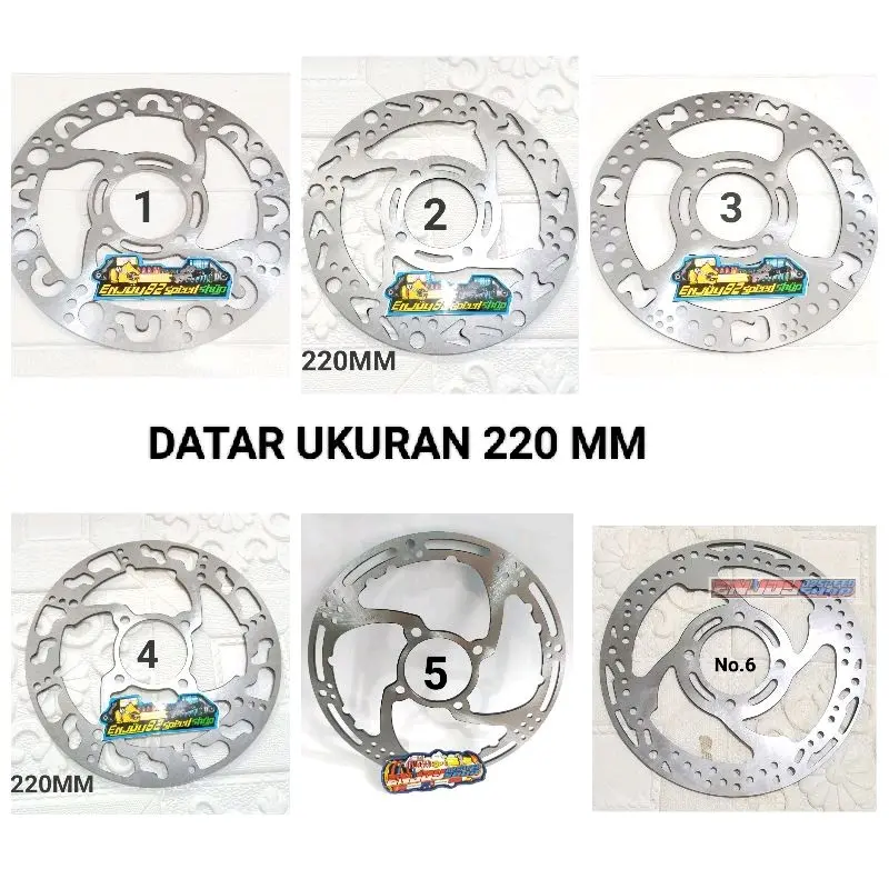 Disc Piringan cakram Depan coak tebal Motif by sunstar datar 220 mm Jupiter vega Fizr Nuovo Xride Mx dll