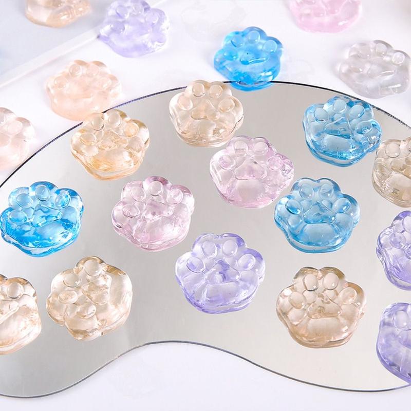 Product Introduction of Sensory Toys Transparent Squeeze Toy Sparkling Fidget Transparent Cat Claw Toy Quick Rebound Simulation Mini Cute Sensory Toys Kids Toys 10