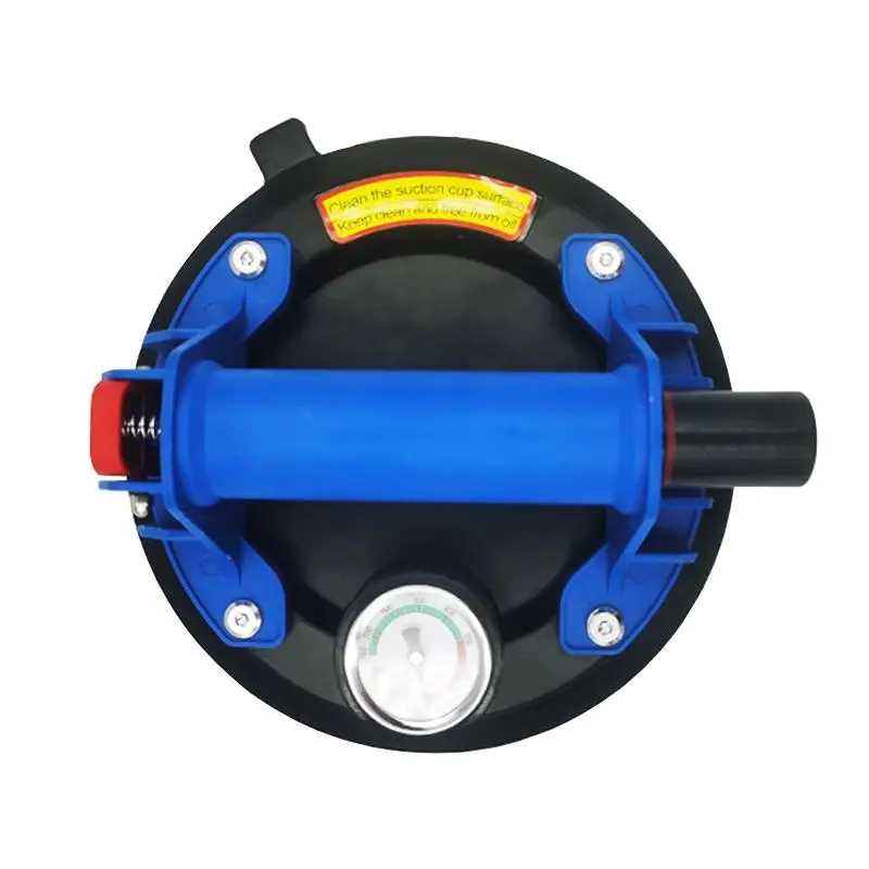 Heavy Duty Vacuum Suction Cup Tool, 8-Inch Strong Vacuum Suction Cup with Pressure Gauge, Industrial Suction Cup Lifter, Small Hand Tools, Handheld Vacuum Suction Cup for Granite Tile Glass, Men Gadgets 3