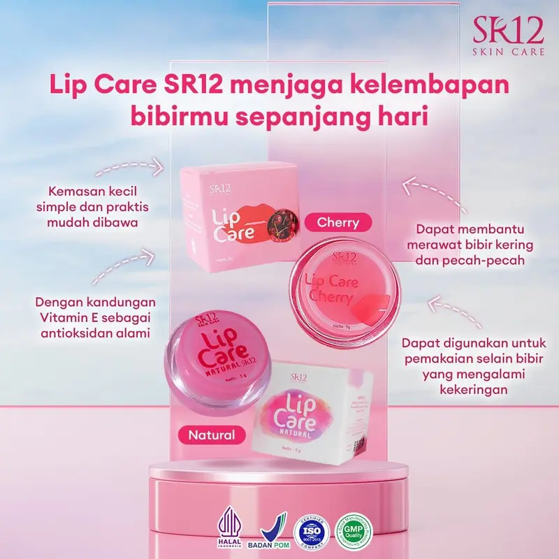 ((SR12)) Lip care - Lip Scrubb - pelembab bibir untuk menutrisi 1