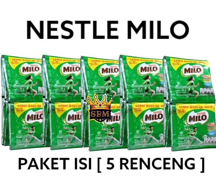 ISI 50 ~ATG~ Susu Coklat Milo Active-Go 22gr / Susu Bubuk SACHET Drink Instant Instan Minuman 0