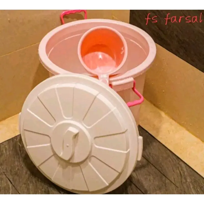 ember hongkong ember air Gagang  8 galon pastel 30L memiliki tutup kuat tahan banting Tahan Lama 1