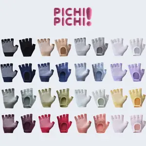 [PICHI PICHI !] HAILEY - Sarung Tangan Pilates Tali Yoga Gel Anti Slip Fitness Gym Gloves