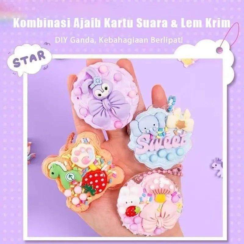 Duffy Toys DIY Gantungan Kunci Set Kuka Set Stiker Luca Kotak DIY Keychain Deco Cream Gum Mainan Anak Perempuan Hadiah Ulang Tahun Duffy Toys DIY Gantungan Kunci Set Kuka Set Stiker Luca Kotak DIY Keychain Deco Cream Gum Mainan Anak Perempuan Hadiah Ulang Tahun