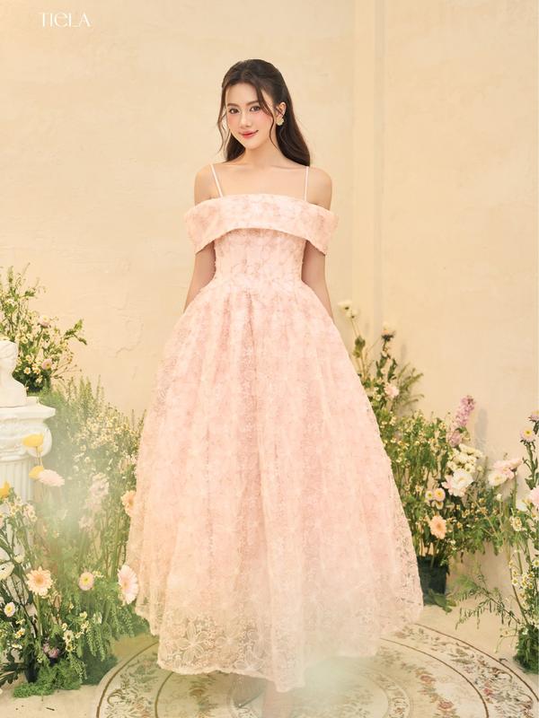 TIELA Đầm váy hoa trễ vai-Florence Dress