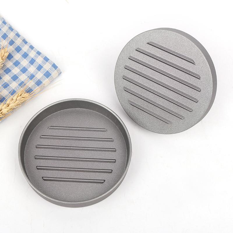 Khuôn Bánh Hamburger Tròn, Chất Lượng Cao, Làm Bằng Hợp Kim Nhôm, Thích Hợp Để Làm Thịt Bò, Bánh Hamburger BBQ Và Bánh Mì Kẹp, Khuôn Thực Phẩm Nhà Bếp 4