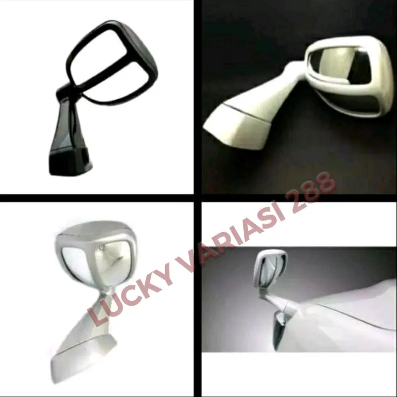 Spion kap mesin fortuner spion tanduk blind spot spion pojok hitam silver putih abu Car 2