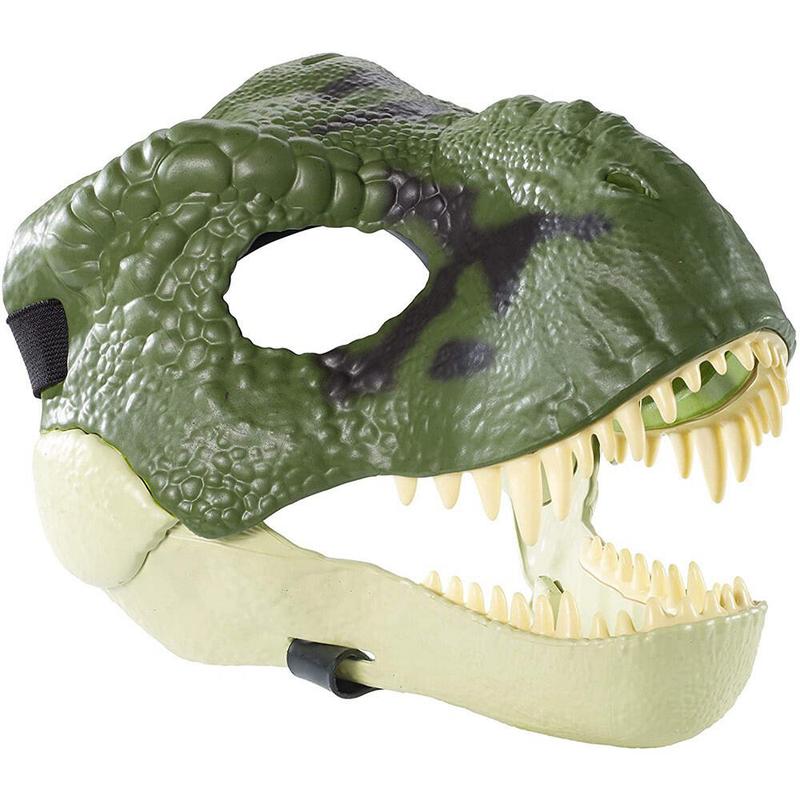 mask role playing props performance headwear Jurassic World Raptor Dinosaur Festival children's toy carnival gift 4