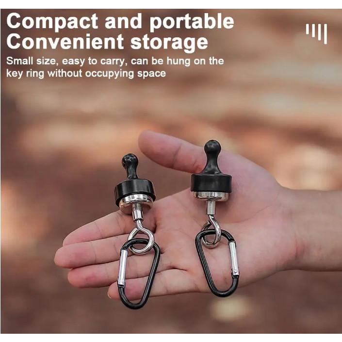 Product Introduction of Outdoor Camping Lights Magnetic Hook Hanging Buckle Hook Tent Canopy Carabiner Magnet Pendant Camping Canopy Accessories 23