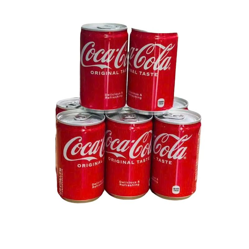 Coca Nhật Bản Lon 160ml - Nước Ngọt Có Ga K Bị Ngọt Gat, Uống Nhỏ. Date Xa.