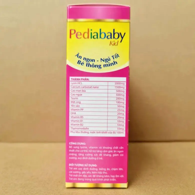 Pediababy Kid giúp bé ăn ngon, ngủ tốt, thông minh 4