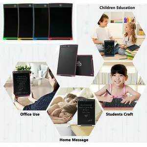 Papan Tulis Gambar Anak 8.5" - Mainan Edukasi Anak LCD Drawing Writing Tablet Pad Anak Polos Rabbit Kelinci Pendidikan Set Hadiah Cowok Cewek Beraneka warna Game Toy