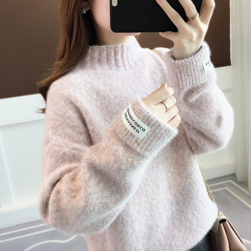Áo len nữ cổ 3 phân tay dài phong cách Hàn Quốc len mềm mại dày dặn freesize khoác